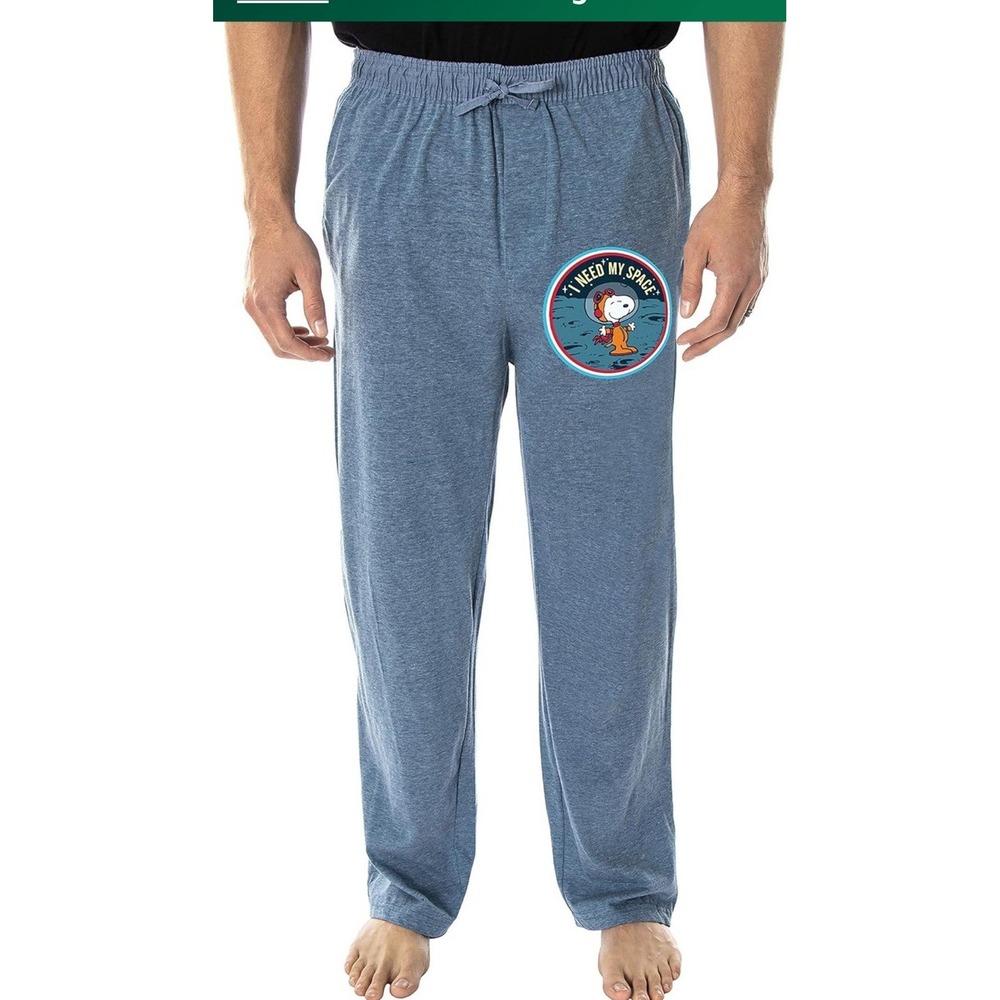 Peanuts Adult Space Character Lounge Pants Men's Size S [E]